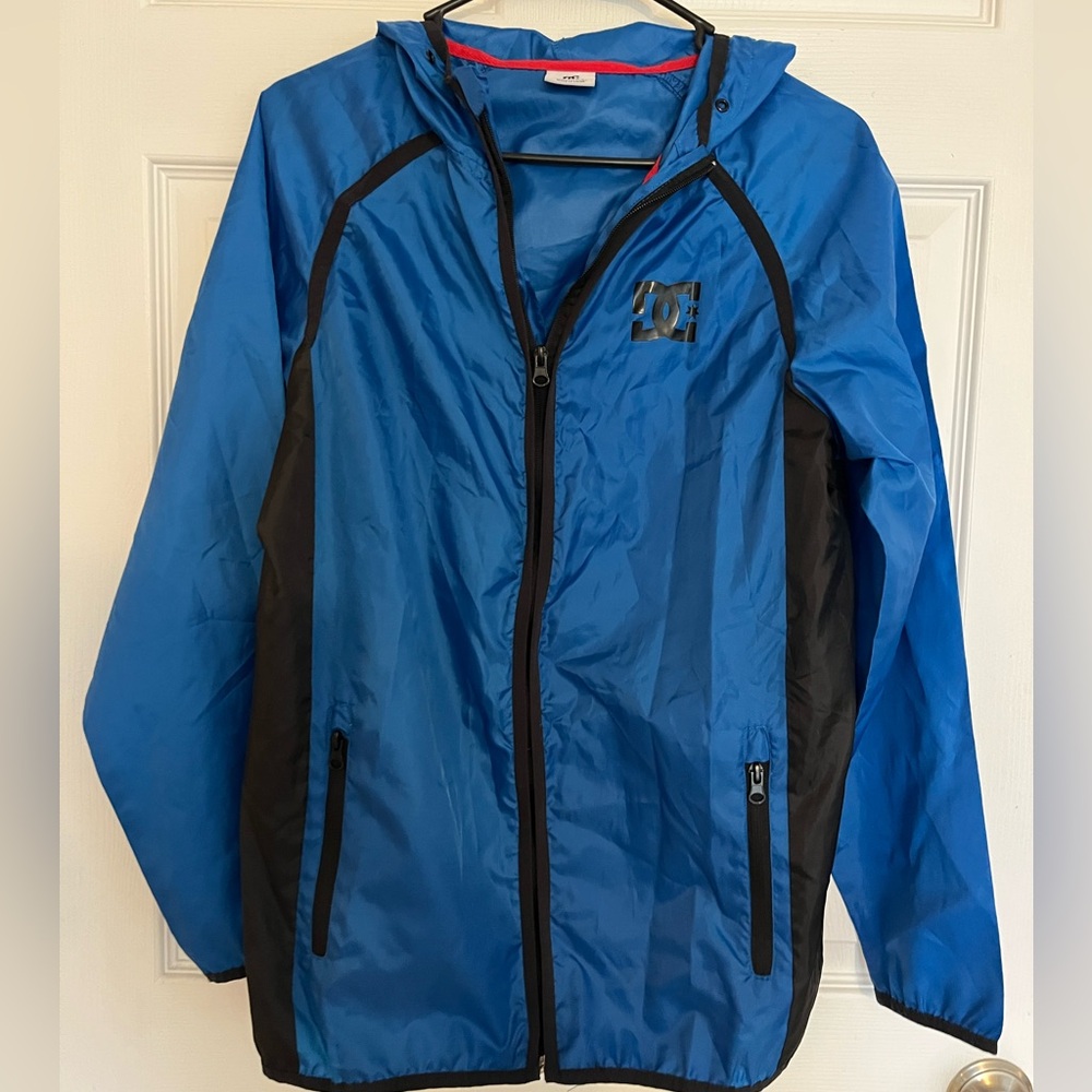Vintage DC Blue and Black Men's Jacket